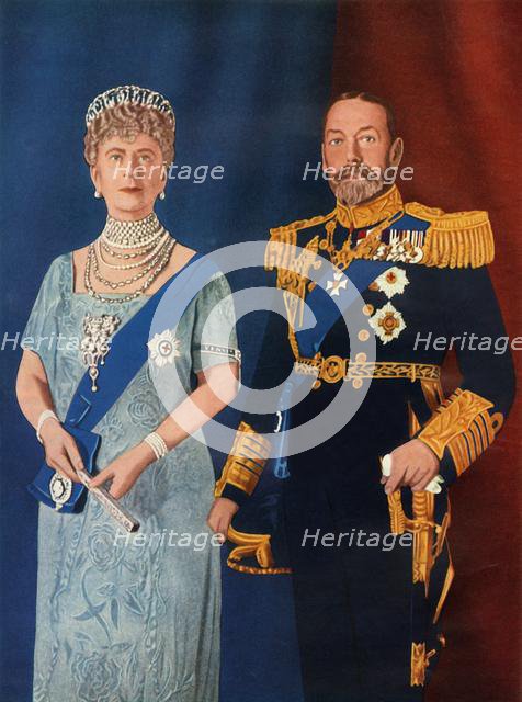 'Their Majesties King George V and Queen Mary at the time of their Silver Jubilee in 1935', 1951. Creator: Unknown.