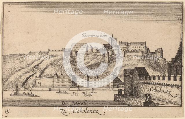 Coblentz, 1635. Creator: Wenceslaus Hollar.