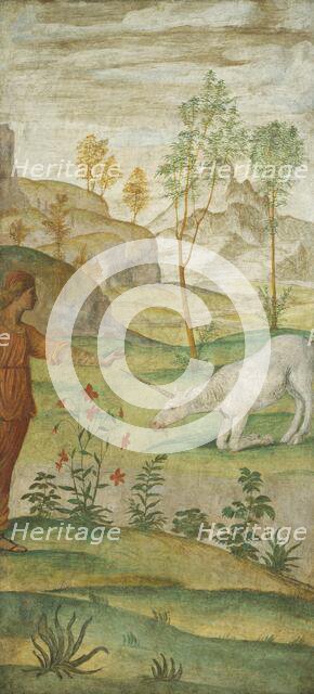 Procris and the Unicorn, c. 1520/1522. Creator: Bernardino Luini.