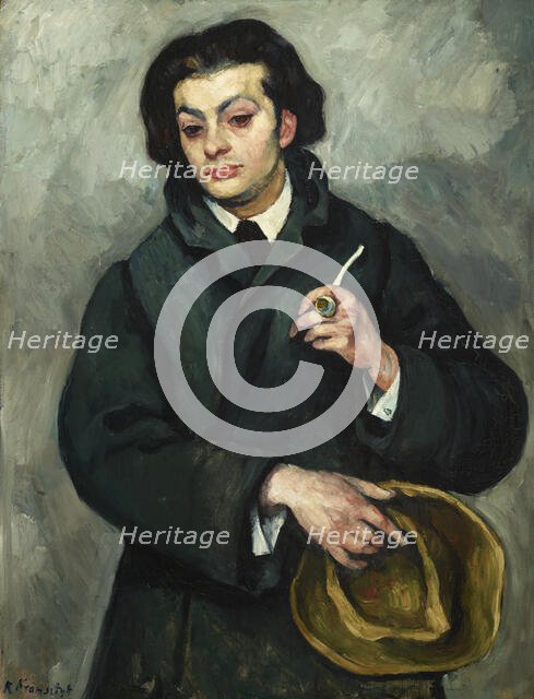 Portrait of Mojzesz Kisling, 1913. Creator: Roman Kramsztyk.