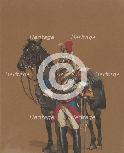 Cuirassier, 1872. Creator: Jean Baptiste Edouard Detaille.