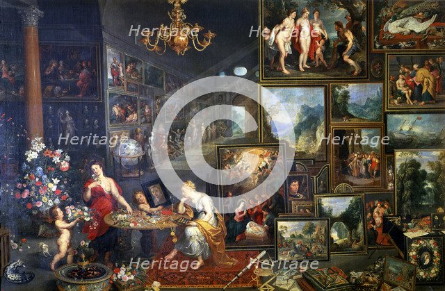 'Allegory of Sight and Smell', c1590-1625. Artist: Jan Brueghel the Elder