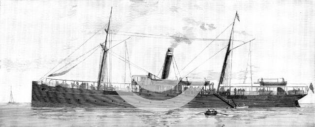 The British India steam-ship Katoria, which conveyed Mr. Stanley from Zanzibar to Suez, 1890. Creator: Unknown.