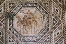 Polydus Mosaic charioteer, Trier, c3rd century. Artist: Unknown.