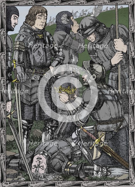 Richmond at Bosworth, 1902. Artist: Patten Wilson.