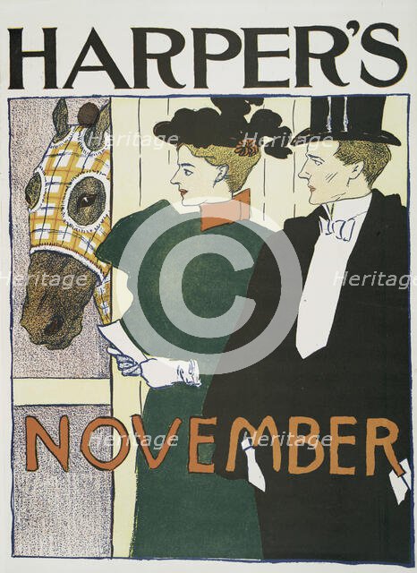 Harper's November, c1895. Creator: Edward Penfield.