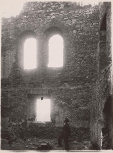 Castle - interior of a room in the upper castle, Bedzin, 1924. Creator: A Karczewski.
