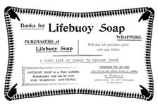 Advertisement for Lifebuoy Soap, 1895. Creator: Unknown.