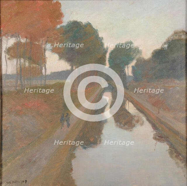 Le canal, 1894. Creator: Dulac, Charles-Marie (1865-1898).