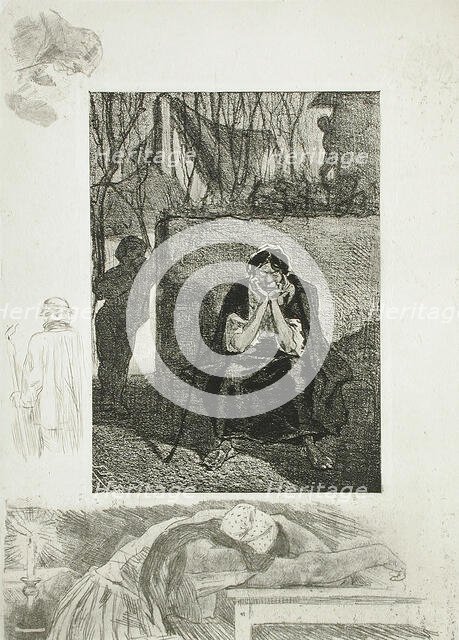 Li sotte Marie-Josèphe, 1891. Creator: Félicien Rops.