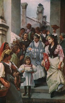 'A Venetian Christening Party', 1896, (c1930).  Creator: Henry Woods.