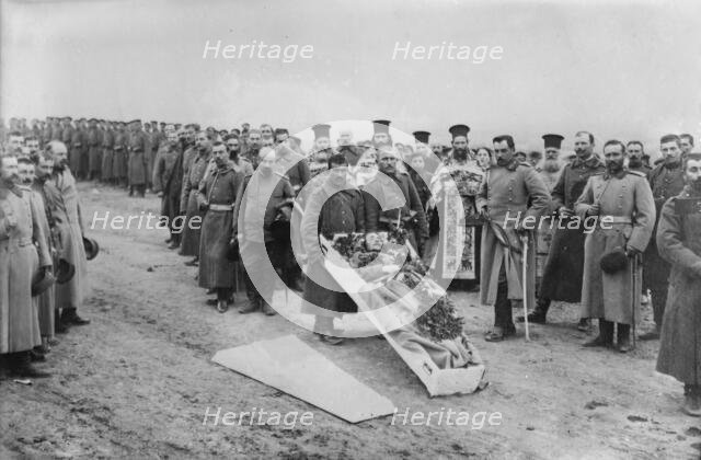 Burial Captain Redkof, Adrianople #14, between c1910 and c1915. Creator: Bain News Service.