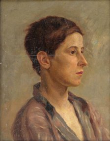 Head study of a boy, 1935-1940. Creator: Stefan Polkorab.