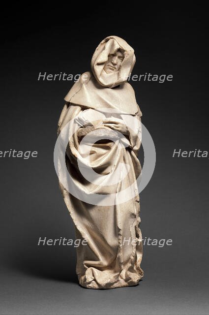 Mourner, French, ca. 1453. Creators: Etienne Bobillet, Paul Mosselman.