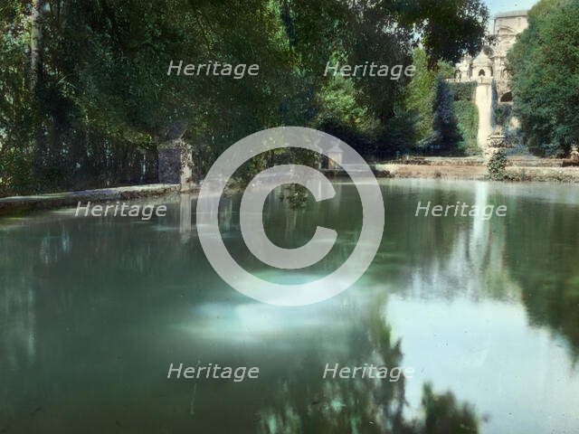 Villa d'Este, Tivoli, Lazio, Italy, 1925. Creator: Frances Benjamin Johnston.