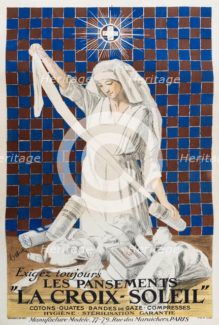 La Croix - Soleil, 1919. Creator: Cappiello, Leonetto (1875-1942).