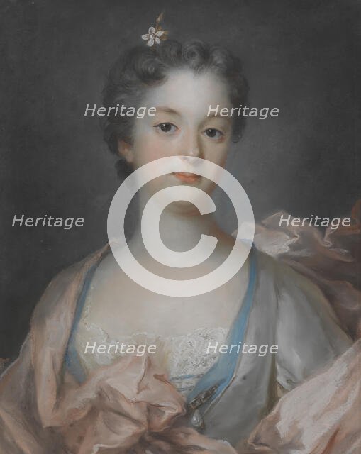 Portrait of a Young Lady, 18th century. Creator: Gustaf Lundberg.