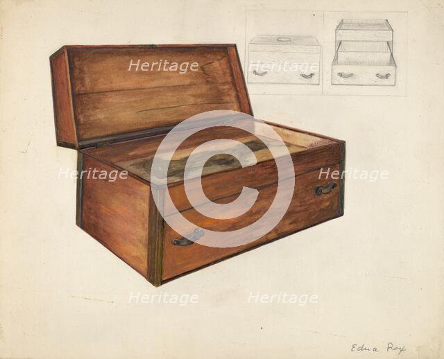 Box, 1935/1942. Creator: Edna C. Rex.