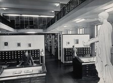 The Wellcome Building, Euston Road, London: the Hall of Statuary as adapted for the Library, c1960. Creator: Unknown.
