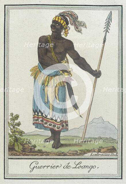 Costumes de Différents Pays, 'Guerrier de Longo', c1797. Creator: Jacques Grasset de Saint-Sauveur.