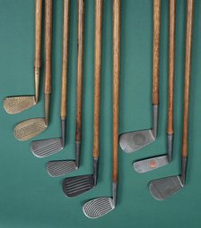 Golf club faces, c1920s. Artist: Unknown