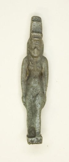 Amulet of the Goddess Isis, Egypt, Third Intermediate Period, Dynasty 21-25 (1070-656 BCE). Creator: Unknown.