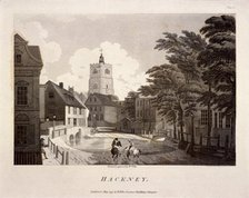 General view of Hackney, London, 1791. Artist: William Ellis