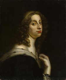 Christina, Queen of Sweden, c1650. Creator: Workshop of David Beck.