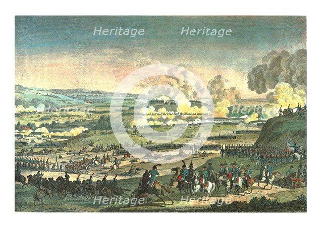 Battle near Jena, 14 October 1806, (c1850). Artist: Edme Bovinet.