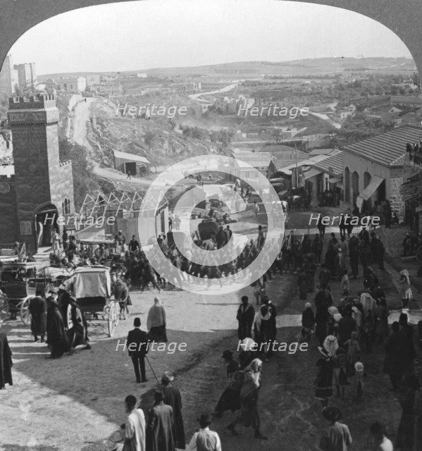 Capture of Jerusalem, Palestine, World War I, c1917-c1918. Artist: Realistic Travels Publishers