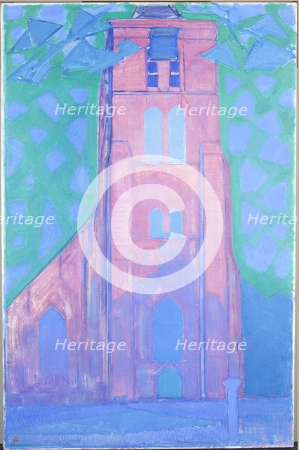 Zeeland Church Tower, 1911.
