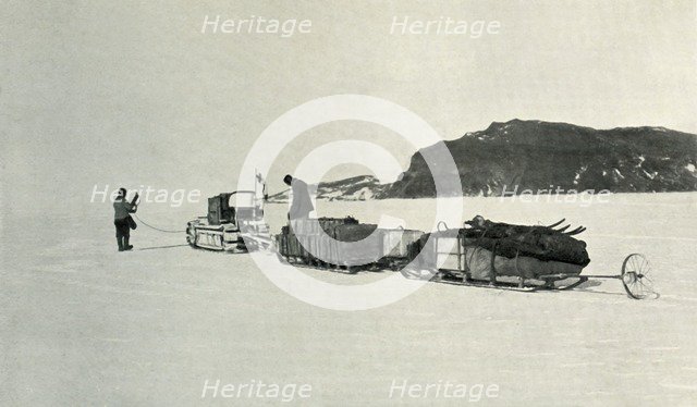 'Day's Motor Under Way', November 1911, (1913). Artist: Herbert Ponting.