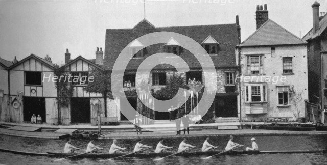 'The Boathouse After Reconstruction, 1909', 1935. Artists: Mr Mundy, Hills and Saunders.