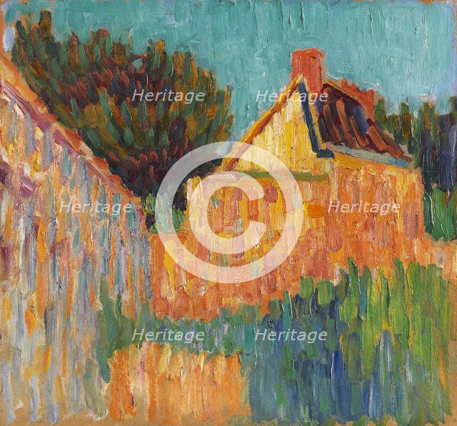 Small house before the bushes (French landscape), 1906. Creator: Javlensky, Alexei, von (1864-1941).