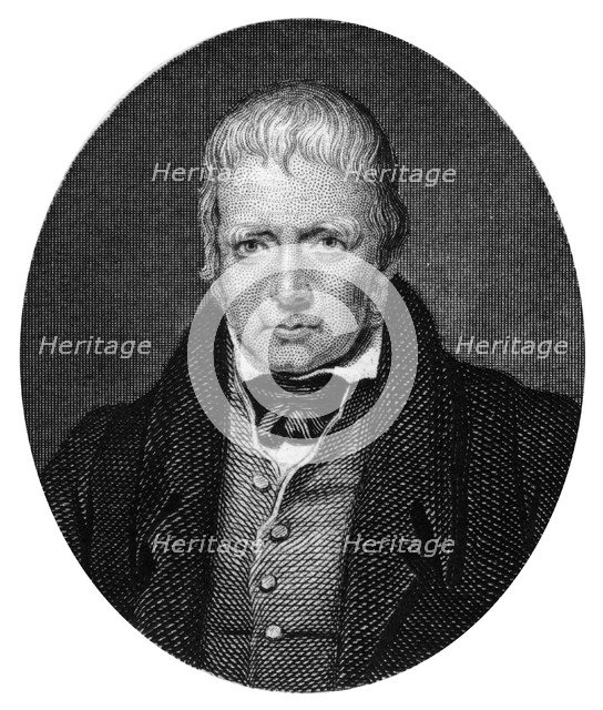 Sir Walter Scott, 1st Baronet, Scottish historical novelist and poet, 1877. Artist: Unknown