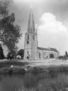 Olney Parish Church, Buckinghamshire, c1955. Creator: Arthur Charles Kirby Ware.