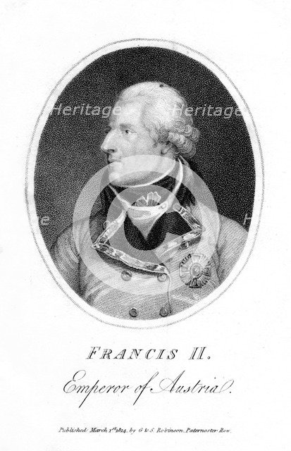 Francis II, Holy Roman Emperor, 1814. Artist: Unknown