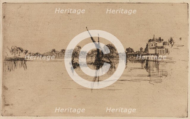 The Little Putney, 1879. Creator: James Abbott McNeill Whistler.