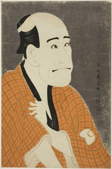 The actor Arashi Ryuzo II as Ishibe no Kinkichi, the moneylender, 1794. Creator: Tôshûsai Sharaku.