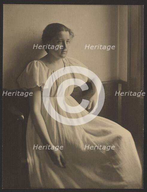 The White Dress, 1897. Creator: Clarence H White.