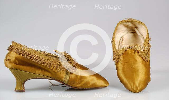 Slippers, European, 1780-89. Creator: Unknown.
