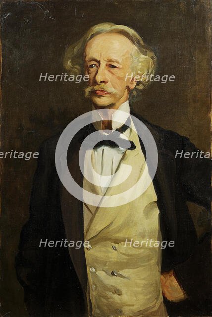 Portrait of the poet Coventry Patmore (1823-1896) . Creator: Eves, Reginald Grenville (1876-1941).