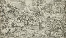 The Sacrifice of Noah, between 1575 and 1600. Creator: Unknown.