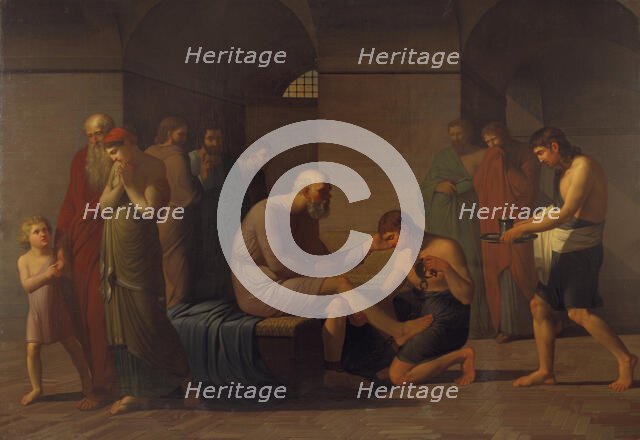 The Death of Socrates, 1808. Creator: Christian Faedder Høyer.