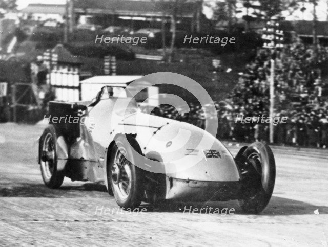 Malcolm Campbell in Bluebird, 1928. Artist: Unknown