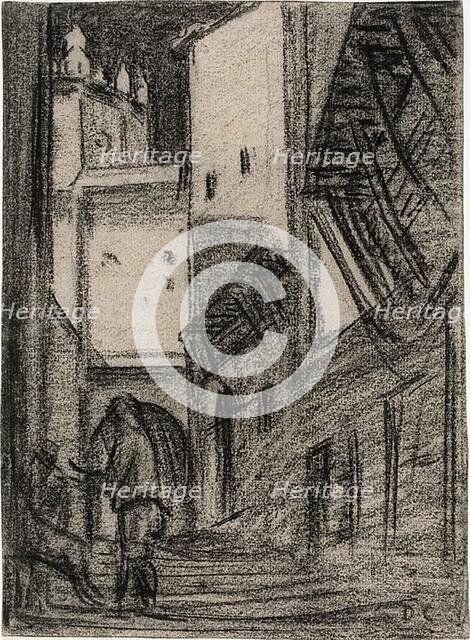 North African Street Scene, c. 1836. Creator: Alexandre Gabriel Descamps.