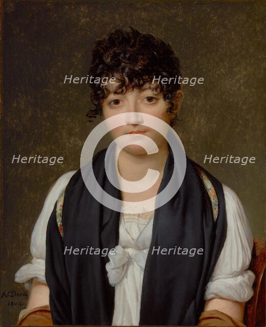Portrait of Suzanne Le Peletier de Saint-Fargeau, 1804. Creator: Jacques-Louis David.