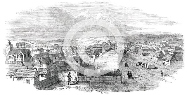 Adelaide, South Australia - from Hindley-Street, 1850. Creator: Unknown.