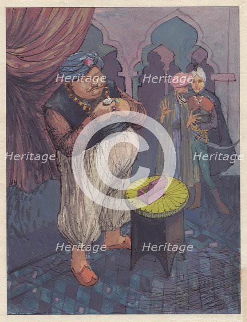 'Illustration for a fairy story', 1953. Creator: Shirley Markham.