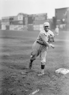 Clyde Engle (Likely), Boston Al (Baseball), 1913. Creator: Harris & Ewing.